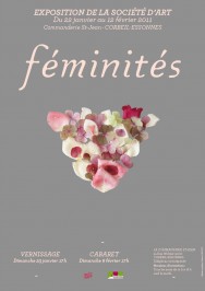 affiche expo féminités