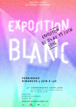 AFFICHE EXPO BLANC 2016